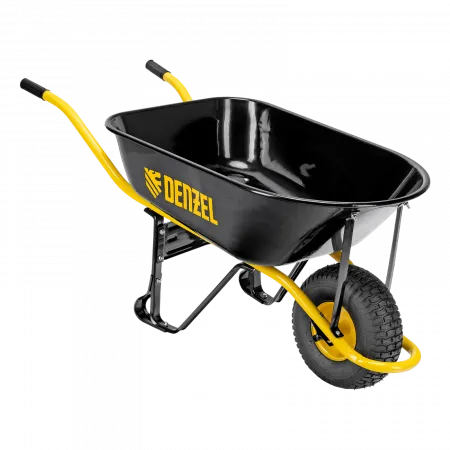 Тачка строит.130л, 230кг усиленная  Denzel