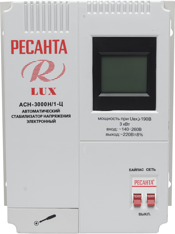 Стабилизатор АСН-3000Н/1-Ц Lux //Ресанта