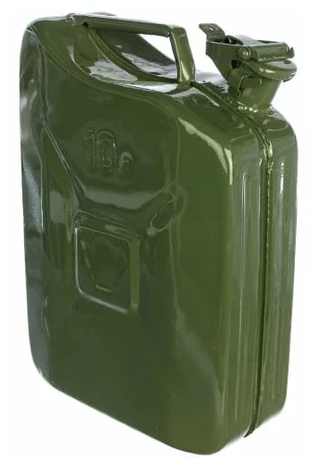 Канистра 10л стальная(прижимная крышка с фикс)