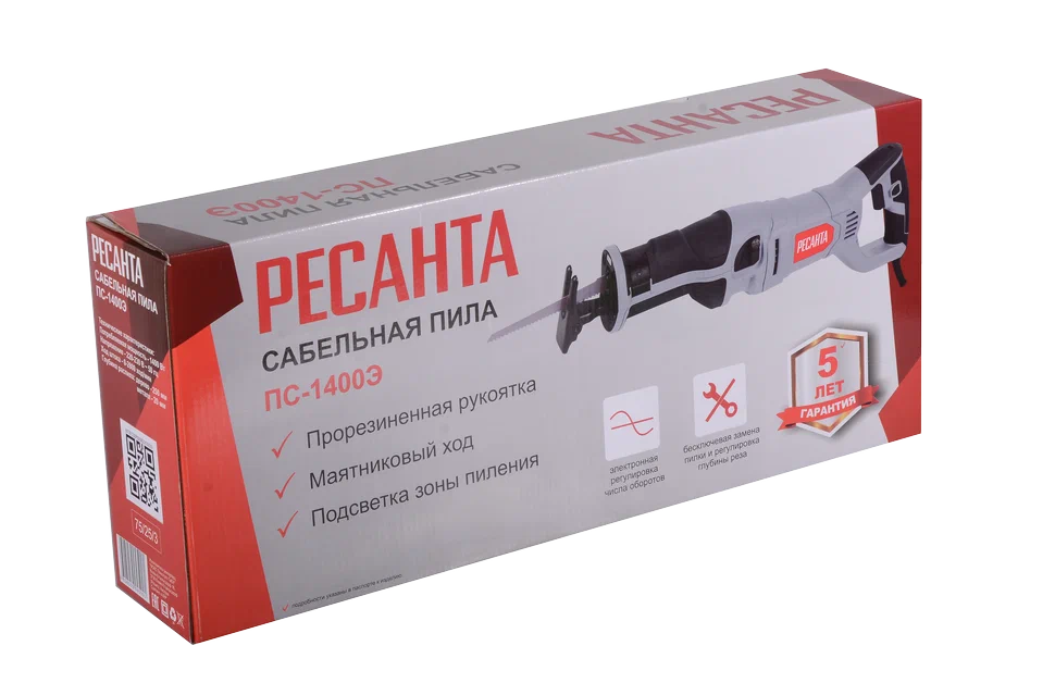 Пила сабельная ПС-1400Э Ресанта