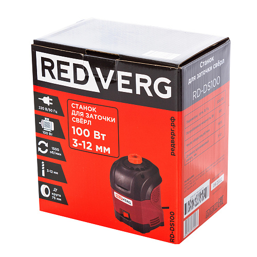Станок д/заточки сверл RD-DS100 RedVerg