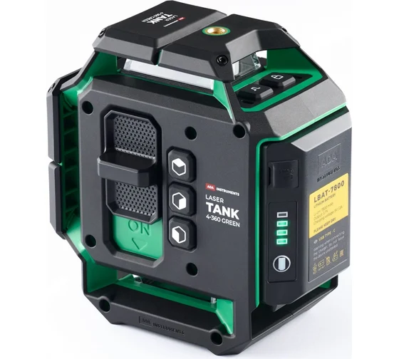 Лазерный уровень профес.ADA LaserTANK 4-360 GREEN basic edition