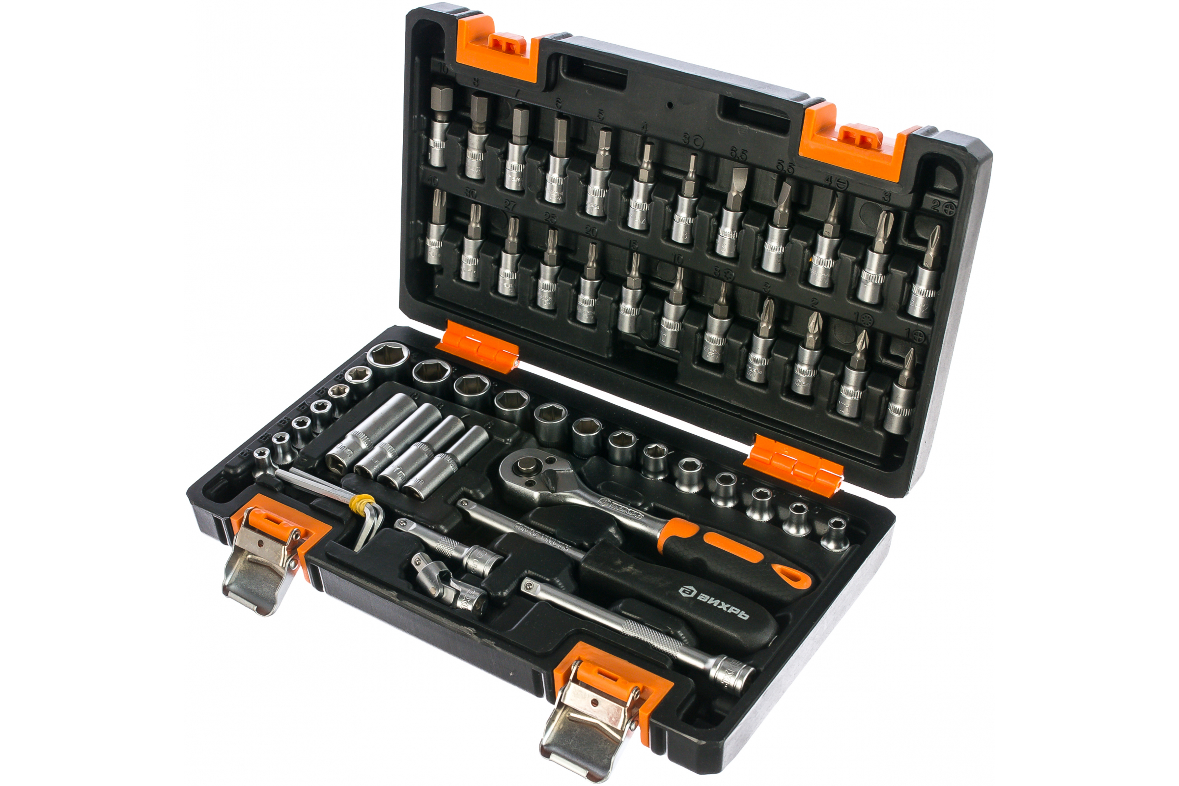 автодело (39934). вихрь 73 6 7 2. набор инструментов 1/4", crv, 57 предм. набор автомобильных инструментов selta 45108. вихрь 73 6 7 2.