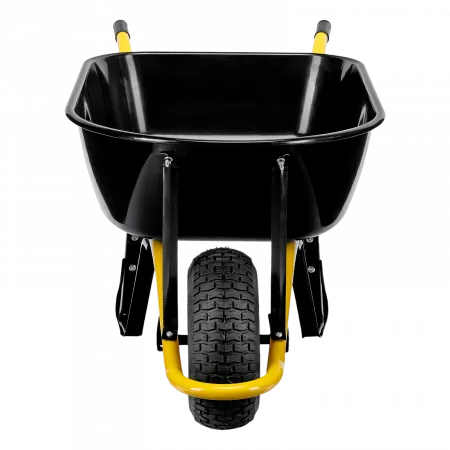 Тачка строит.130л, 230кг усиленная  Denzel