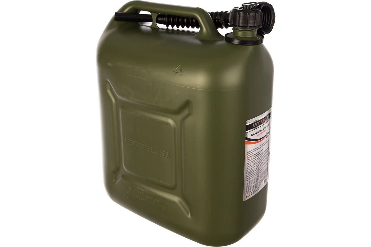 Канистра 20л вертик.пластик.усиленная Stels