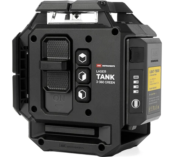 Лазерный уровень профес. ADA LaserTANK 3-360 GREEN basic edition