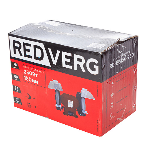 Станок точильный RD-BG150-250 RedVerg