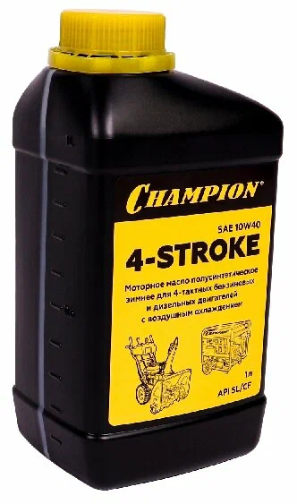Масло 4-такт.п/с CHAMPION SAE10W40 1л