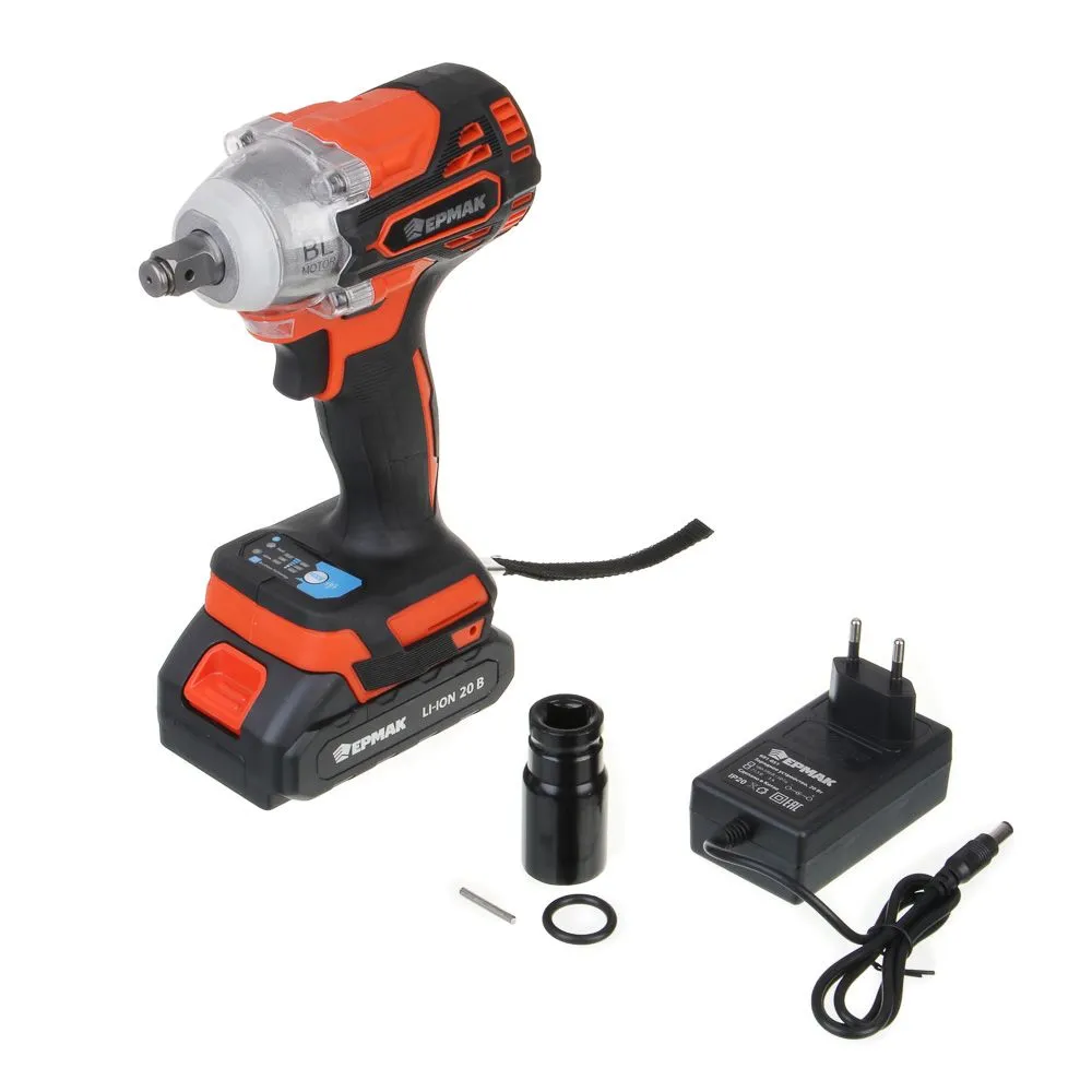 Гайковерт акк.20В, 2А*ч, 300 H*м Ермак